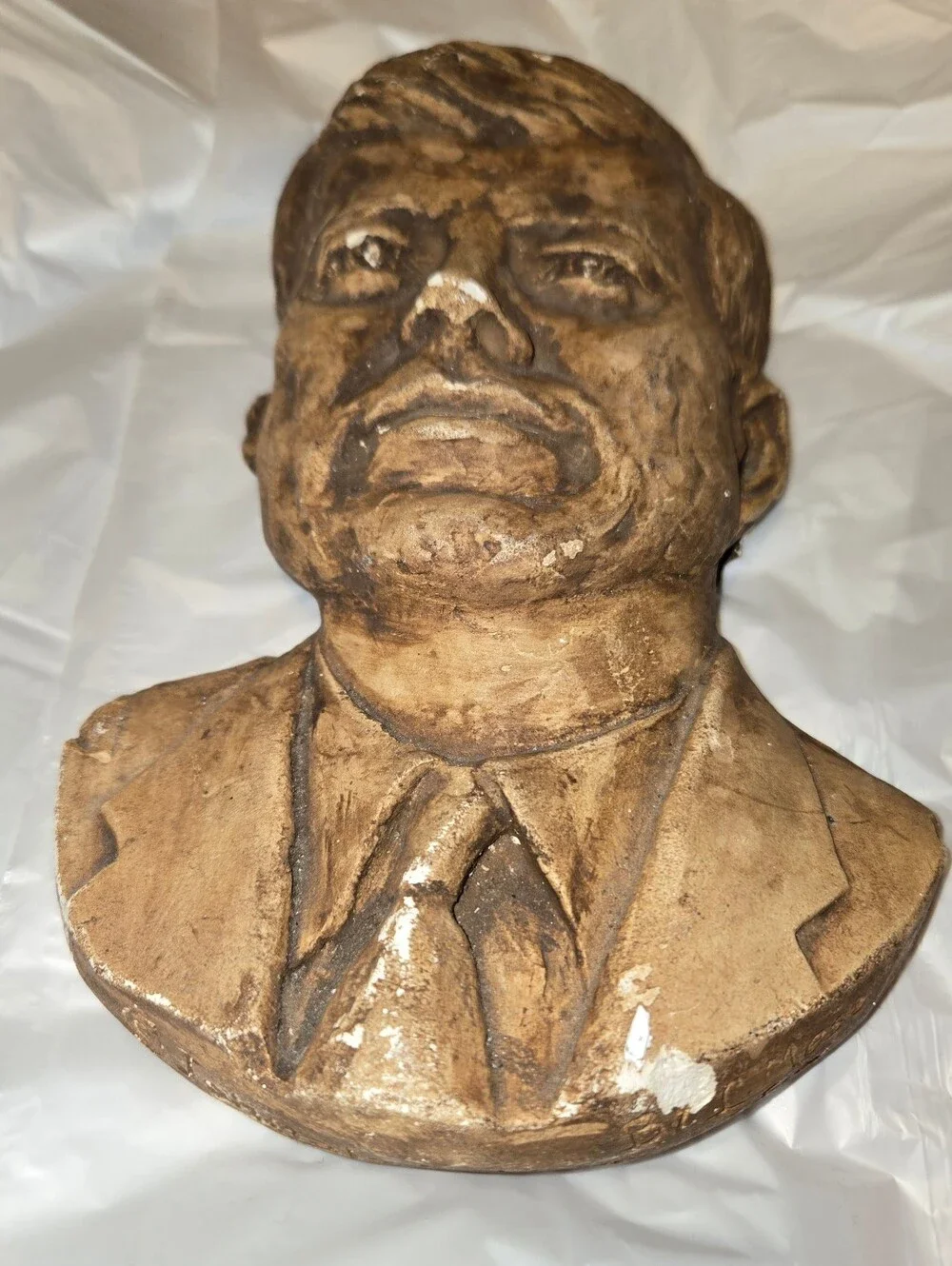 Bronze-Colored JFK Bust